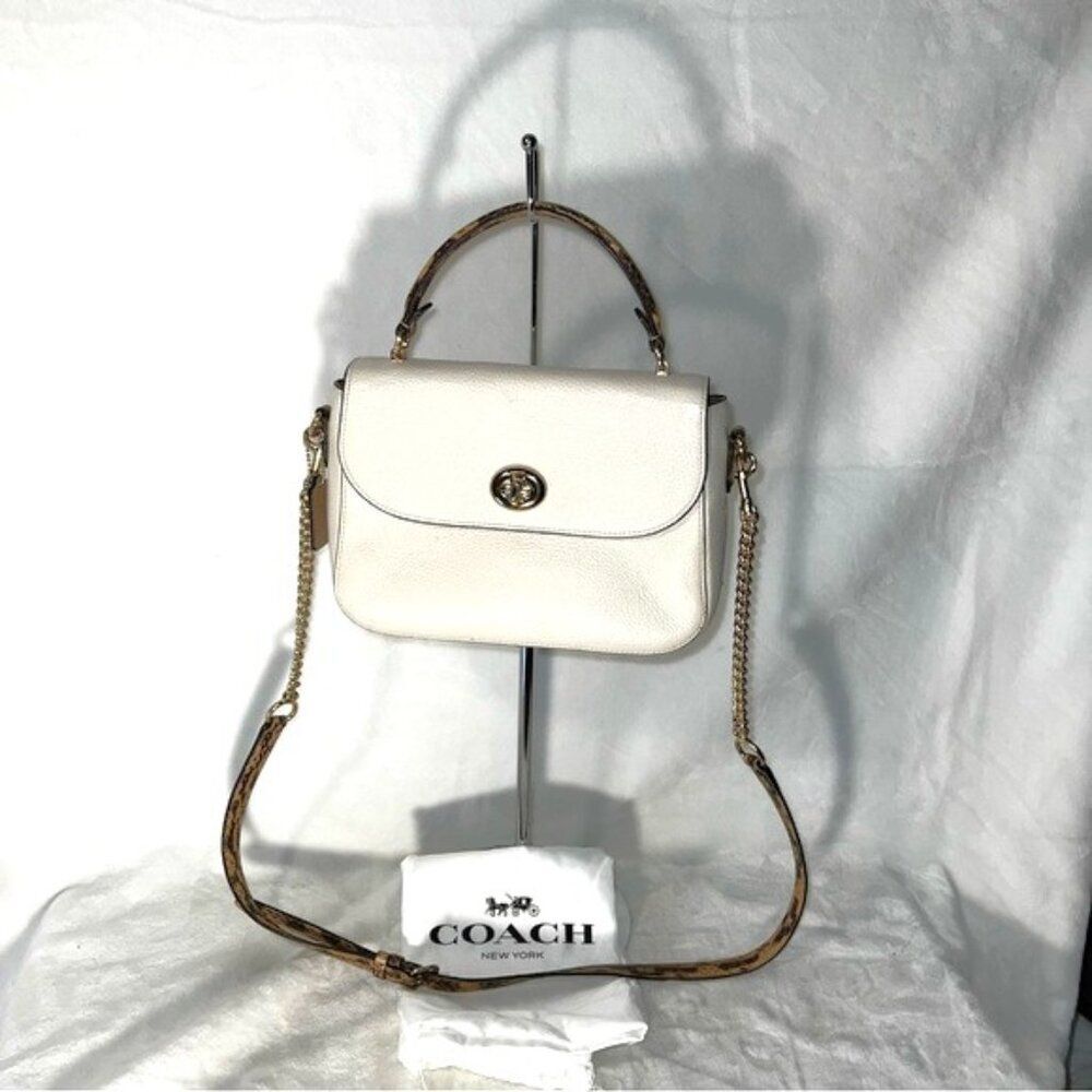 Coach Marlie Leather Satchel Crossbody Bag